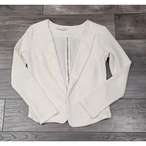 Point Women's Cropped Blazer White Size Small